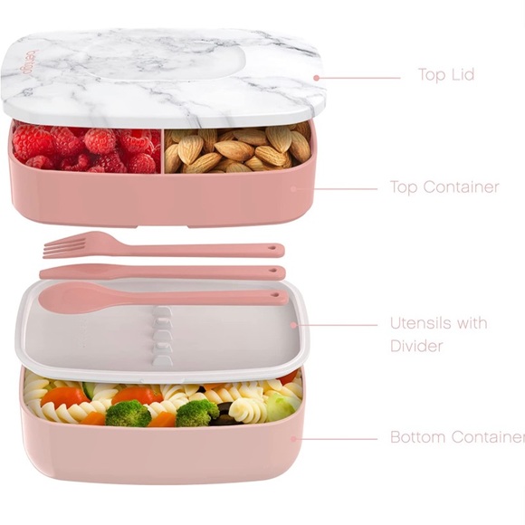 Bento Stackable lunchbox, Our Place, marble - Picture 3 of 13